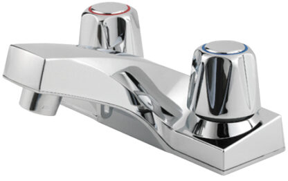TWO-HANDLE LAVATORY FAUCET (WITHOUT POP-UP)