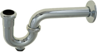 BRASS P-TRAP WITH CLEANUT (20360)