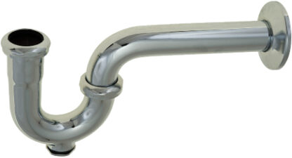 BRASS P-TRAP WITH CLEANUT (20360)