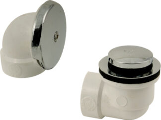 SCHEDULE 40 WASTE & OVERFLOW KIT (ABS)