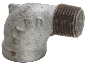 GALVANIZED 90° BANDED STREET ELBW (351068)