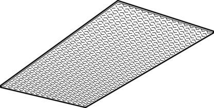 FLUORESCENT DIFFUSER ACRYLIC PRISMATIC (613053)