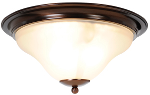 SANIBEL(TM) CEILING FIXTURE (USES 3-60W MAX. MEDIUM (E26) BASE BULBS (NOT INCLUDED))