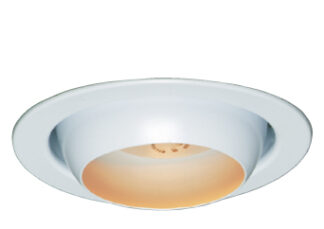 RECESSED LIGHTING UNIVERSAL EYEBALL TRIM 4" WHITE (617556)
