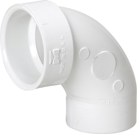 PVC SCHEDULE 40 90° STREET ELL 1/4 BEND (92451)
